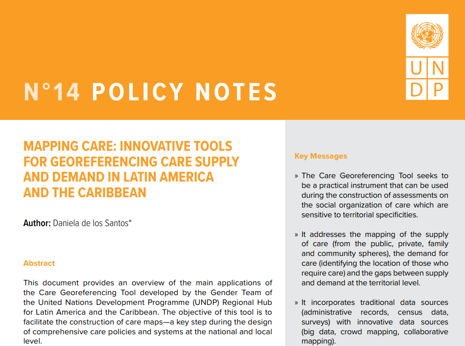 Care economy and policy